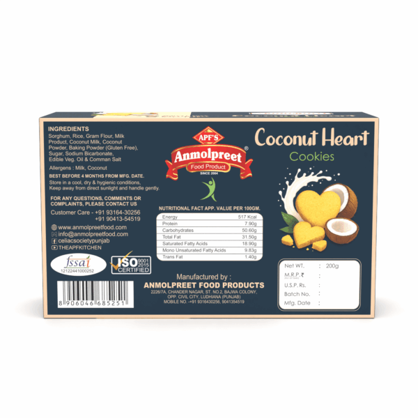 Coconut Heart Cookies - Image 4